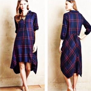 Anthropologie Isabella Sinclair Flannel Dress